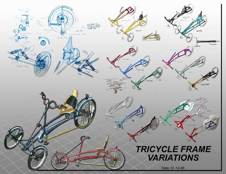 tricycle frame design